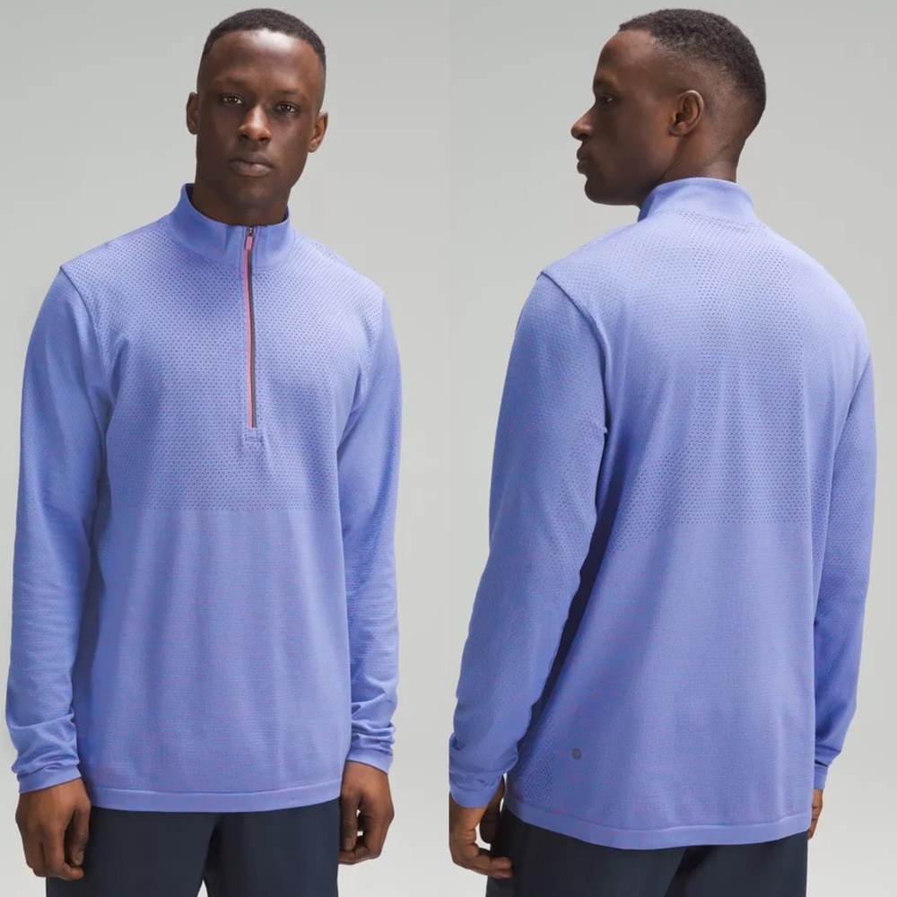 lululemon athletica Metal Vent Breathe Long Sleeve 1/4-Zip Pullover-Sz Small